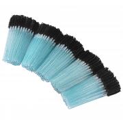 Cuttte 250pcs Disposable Eyelash Brush, Crystal Spoolie Brushes Mascara Brushes Wands Eyebrow Brush for Eyelash Extensions(Color: Crystal Blue Black)