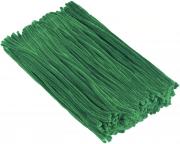 Cuttte 300pcs Craft Pipe Cleaners, Black Chenille Stems for DIY Art Craft Decorations (6 mm x 12 inch)(Color: Dark Green)